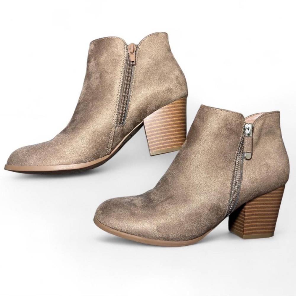 Style & Co. Women's Masrinaa Faux Suede Ankle Booties